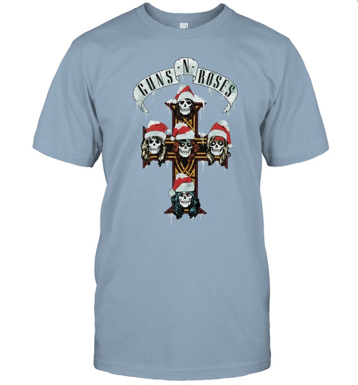 Guns N' Roses Holiday Cross 2025 T-Shirt | Custom prints store | T